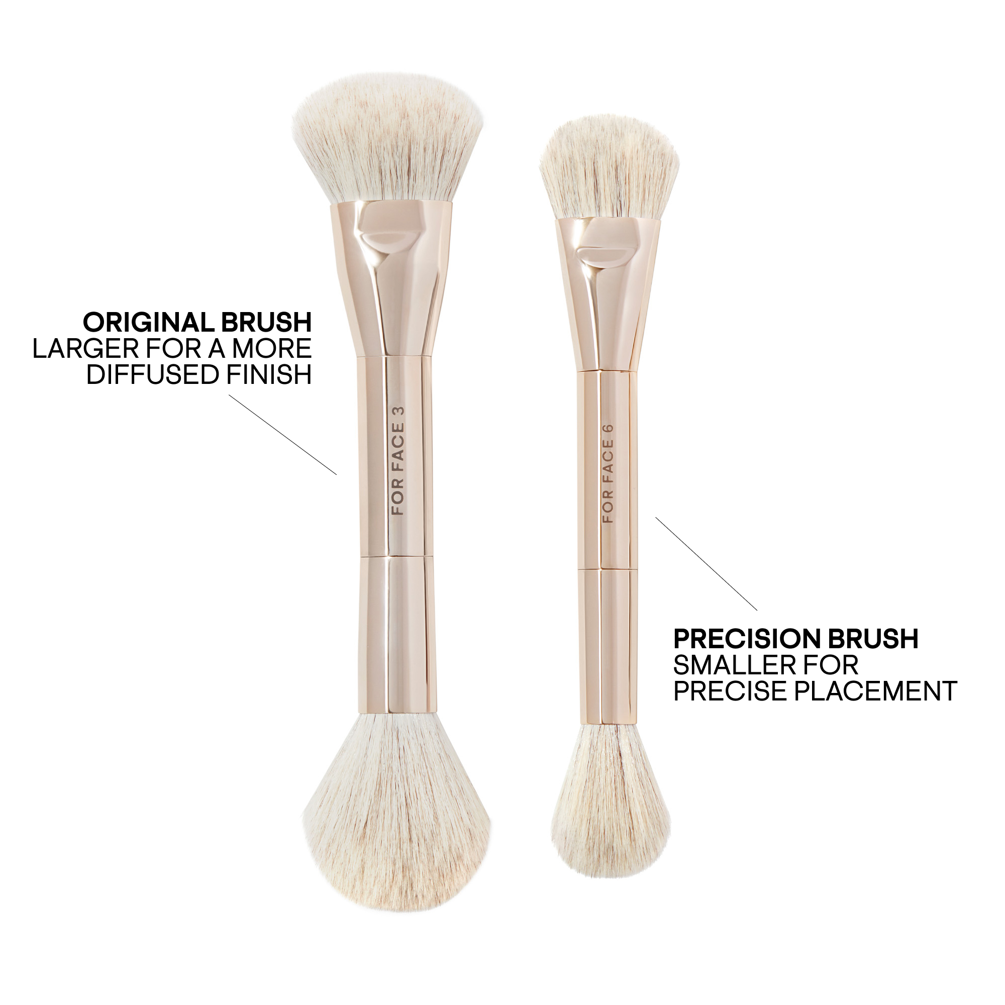DUAL ENDED BLUSH BRUSH (BROCHA PARA RUBOR)